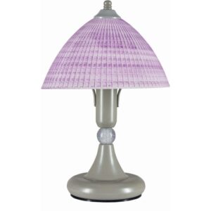 Arkolight Φωτιστικό Επιτραπέζιο - Πορτατίφ 1xΕ14 Φ18xY30cm Μοντέρνο Λιλά Π1126-3/18