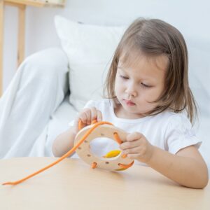 Plan Toys Ξύλινος Δίσκος Με Κορδόνια 5373 - Image 6