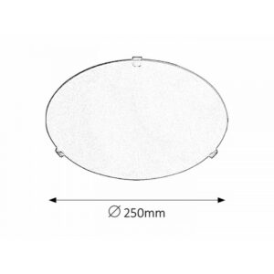 Rabalux Simple Πλαφονιέρα Φ25cm Λευκή 1803 | homidoo.gr