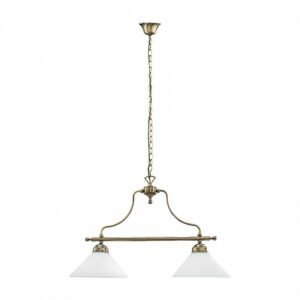 Rabalux Marian Δίφωτο Κρεμαστό Π70xY115cm Λευκό-Μπρονζέ 2707 | homidoo.gr
