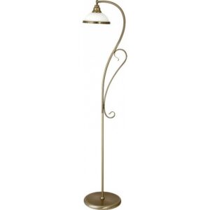 Rabalux Elisett Δαπέδου Φωτιστικό Π29xY159cm Λευκό-Μπρονζέ 2758 | homidoo.gr