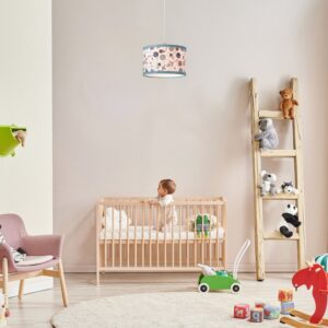 Rabalux Παιδικό Φωτιστικό Οροφής Φ28cm Hanka Space Λευκό-Γαλάζιο-Πολύχρωμο 3080 - Image 4