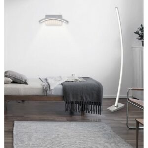 Rabalux Addison Φωτιστικό Δαπέδου LED 26w Με Ράβδο Φ25xY137.5cm Σε Κυρτό Σχήμα 4490 | homidoo.gr