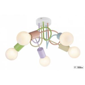 Rabalux Linett Φωτιστικό Οροφής Φ35.5xY20.5cm Πεντάφωτο 6340 | homidoo.gr