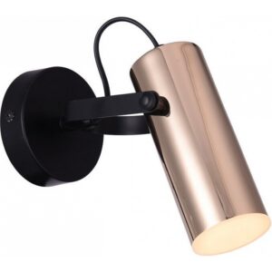 Rabalux Φωτιστικό Σποτ LED 5W Θερμό Raven Μαύρο - Χρυσό 6428 | homidoo.gr