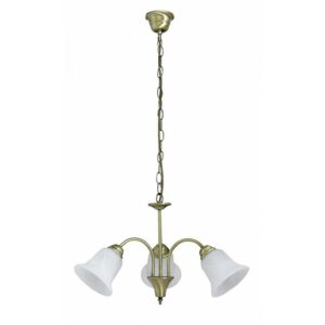 Rabalux Francesca Κρεμαστό Τρίφωτο Π60xY90cm Λευκό-Μπρονζέ 7373 | homidoo.gr