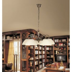 Rabalux Regina Πεντάφωτο Κρεμαστό Π52xY90cm Μπρονζέ-Μπεζ 8175 | homidoo.gr