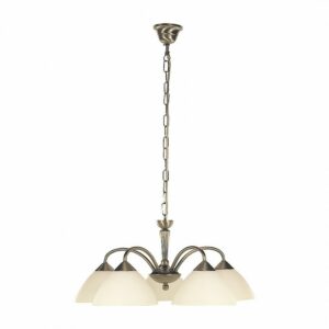 Rabalux Regina Πεντάφωτο Κρεμαστό Π52xY90cm Μπρονζέ-Μπεζ 8175 | homidoo.gr