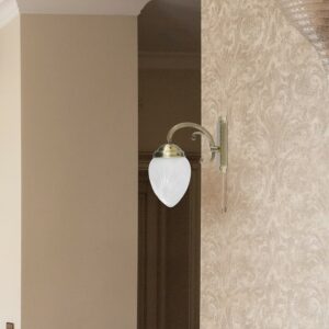 Rabalux Annabella Απλίκα Μονή Π22xY30cm Λευκό-Μπρονζέ 8631 | homidoo.gr