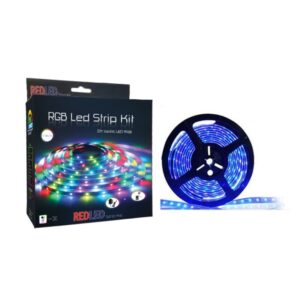 Redpoint Κit 5m Ταινία LED RGB 7.2W Ανά Μέτρο IP20 Με Τροφοφοδοτικό Και Χειριστήριο 27620 | homidoo.gr