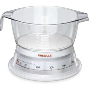 Soehnle Αναλογική Ζυγαριά Κουζίνας 500gr Vario Glass-Clear 65418 | homidoo.gr