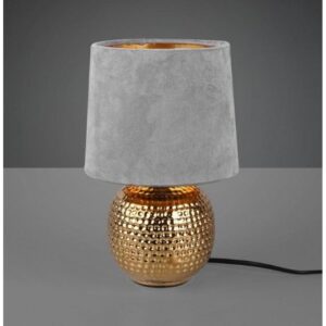 Trio Lighting Πορτατίφ Sophia Φ16cm Ε14 Γκρι-Χρυσό R50821011 | homidoo.gr