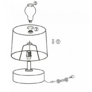 Trio Lighting Πορτατίφ Marie Φ13cm Ε14 Λευκό R50980101 | homidoo.gr