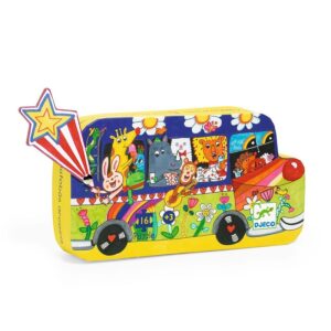 Djeco Παζλ Σε Σχηματικό Κουτί 16Τμχ. The Rainbow Bus - FSC MIX 07272 | homidoo.gr