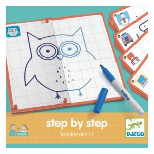 Djeco Ζωγραφική Βήμα-Βήμα Συμμετρία 08325 | homidoo.gr