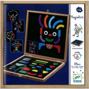 Djeco Geocharacter - Ξύλινα Μαγνητάκια Σε Κασετίνα 'Πορτραίτα - Χαρακτήρες' 03136 | homidoo.gr