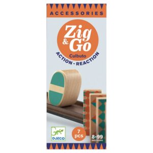 Djeco Κατασκευή Ντόμινο-Τόπογκαν Zig & Go 7τμχ. Culbuto 05648 | homidoo.gr