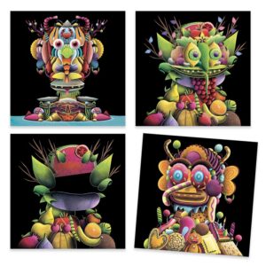 Djeco Inspired By - Κολάζ 'Arcimboldo - Πορτραίτα Με Λαχανικά Της Άνοιξης' 09370 | homidoo.gr