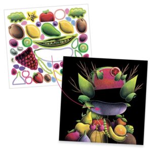 Djeco Inspired By - Κολάζ 'Arcimboldo - Πορτραίτα Με Λαχανικά Της Άνοιξης' 09370 - Image 4