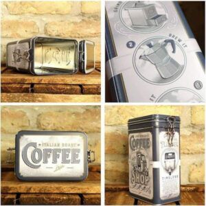 Nostalgic Μεταλλικό Κουτί Καπάκι Με Κλιπ 18x10x7.5cm 1.3lt  Ape - Coffee Shop 31123 - Image 3