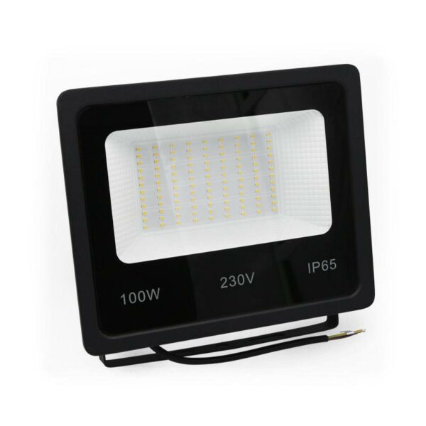 Adeleq ΠΡΟΒΟΛΕΑΣ LED-SMD 100W 230V 4000K IP65 ΜΑΥΡΟΣ 3-38010011