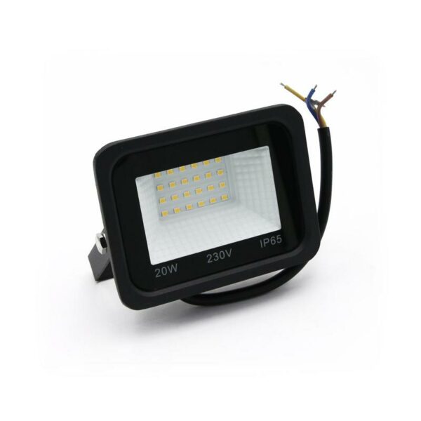 Adeleq ΠΡΟΒΟΛΕΑΣ LED-SMD 20W 230V 3000K IP65 ΜΑΥΡΟΣ 3-3820100