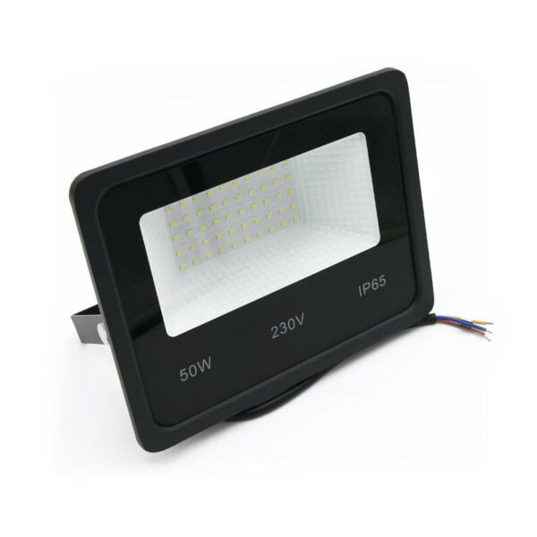 Adeleq ΠΡΟΒΟΛΕΑΣ LED-SMD 50W 230V 6200K IP65 ΜΑΥΡΟΣ 3-385010