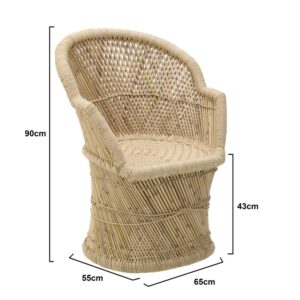 INART ΚΑΡΕΚΛΑ ΜΠΑΜΠΟΥ NATURAL 65X62X93/43 | homidoo.gr