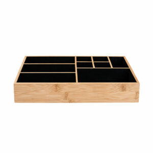 Estia Θήκη Οργάνωσης Καλλυντικών Bamboo Essentials 9 Θέσεων 33x21x9cm 02-13127 - Image 2