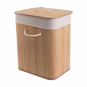 Estia Καλάθι Απλύτων 60lt Bamboo Essentials Πτυσσόμενο Ορθογώνιο 02-12816