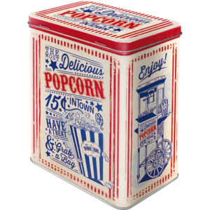 Nostalgic Μεταλλικό Κουτί Μεγάλο 10x20x14cm USA Popcorn 30144