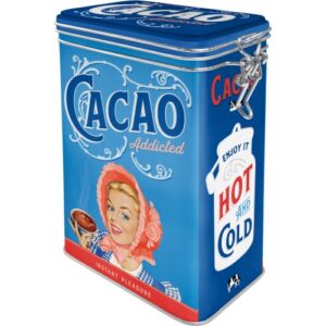Nostalgic Μεταλλικό Κουτί 1.3L - Καπάκι Με Κλιπ - Cacao Addicted  31114 - Image 2