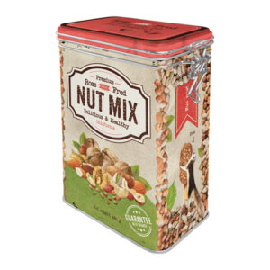 Nostalgic Μεταλλικό Κουτί 1.3L - Καπάκι Με Κλιπ - Nut Mix 31121