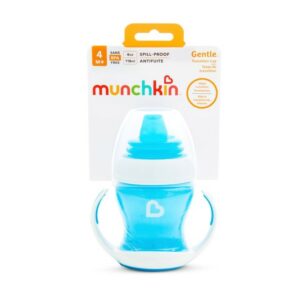 Munchkin Εκπαιδευτικό Κύπελλο 118ml Με Λαβές Και Μαλακό Στόμιο Gentle First Cup Μπλε 12549 - Image 4