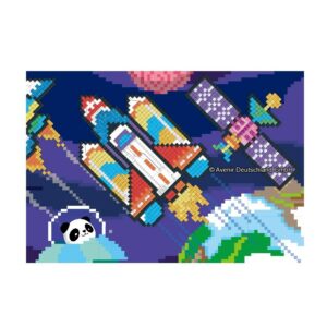 Avenir Παιδικό Παζλ Με Αυτοκόλλητα Pixelation Art - Space 60309 - Image 3