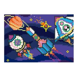 Avenir Παιδικό Παζλ Με Αυτοκόλλητα Pixelation Art - Space 60309 - Image 2