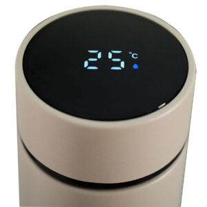 Estia Θερμός Save The Aegean Temp 500ml Με Ένδειξη Θερμοκρασίας Taupe 01-12632 - Image 2