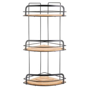 Estia Εταζέρα Bamboo Essentials Μεταλλική Γωνιακή 3 Θέσεων 49x19.5x19.5cm 02-12786 - Image 2
