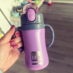 Ecolife Θερμός Παιδικός Kids Thermos 300ml Lilac 33-BO-2993 - Image 3