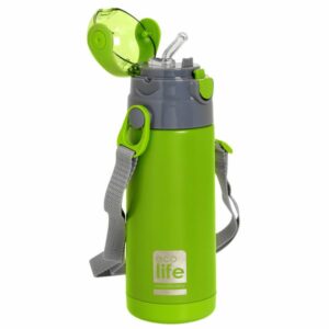 Ecolife Θερμός Παγούρι Παιδικός Kids Thermos 400ml Green 33-BO-2994 - Image 2