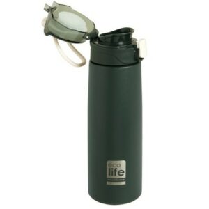 Ecolife Θερμός 550ml Με Infuser Dark Green 33-BO-3035