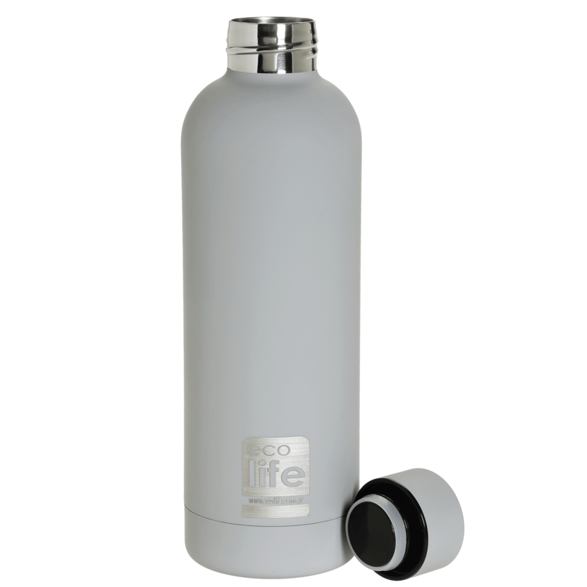 eco22_51 copy Ecolife Θερμός 500ml Smokey Grey 33-BO-3032 - Image 1
