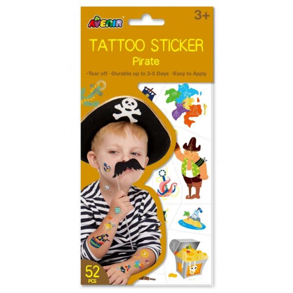 Avenir Αυτοκόλλητα Τατουάζ - Tatoo Sticker Pirate - Πειρατές 60777