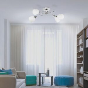 Rabalux Amy Φωτιστικό Οροφής Τετράφωτο 4xE14 Χρώμιο 2598 - Image 2