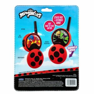 eKids Miraculous Ladybug Σετ 2 Walkie Talkies Με Εμβέλεια 150 Μέτρων Μαύρο-Κόκκινο ‎MC-207 - Image 9