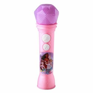 eKids Disney Princess Ασύρματο Μικρόφωνο Karaoke Με Ενσωματωμένη Μουσική - Φωτισμό - Sound Effects Ροζ DP-070