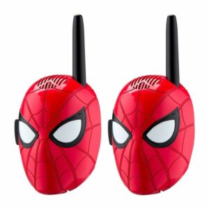 eKids Spiderman Σετ 2 Walkie Talkies Με Εμβέλεια 150 Μέτρων Κόκκινο-Μαύρο SM-202