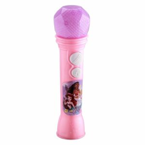 eKids Disney Princess Ασύρματο Μικρόφωνο Karaoke Με Ενσωματωμένη Μουσική - Φωτισμό - Sound Effects Ροζ DP-070 - Image 5