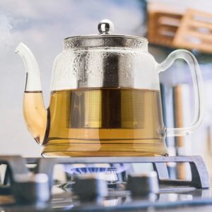 Estia Τσαγιέρα Γυάλινη 1000ml Με Ανοξείδωτο Φίλτρο 01-13356 - Image 2