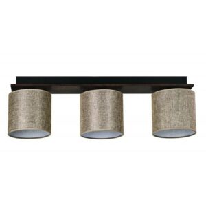 Arkolight Φωτιστικό Οροφής Τρίφωτο 3xE27 Μ70xY20cm Μοντέρνο Καφέ-Μόκα 3420-3/3